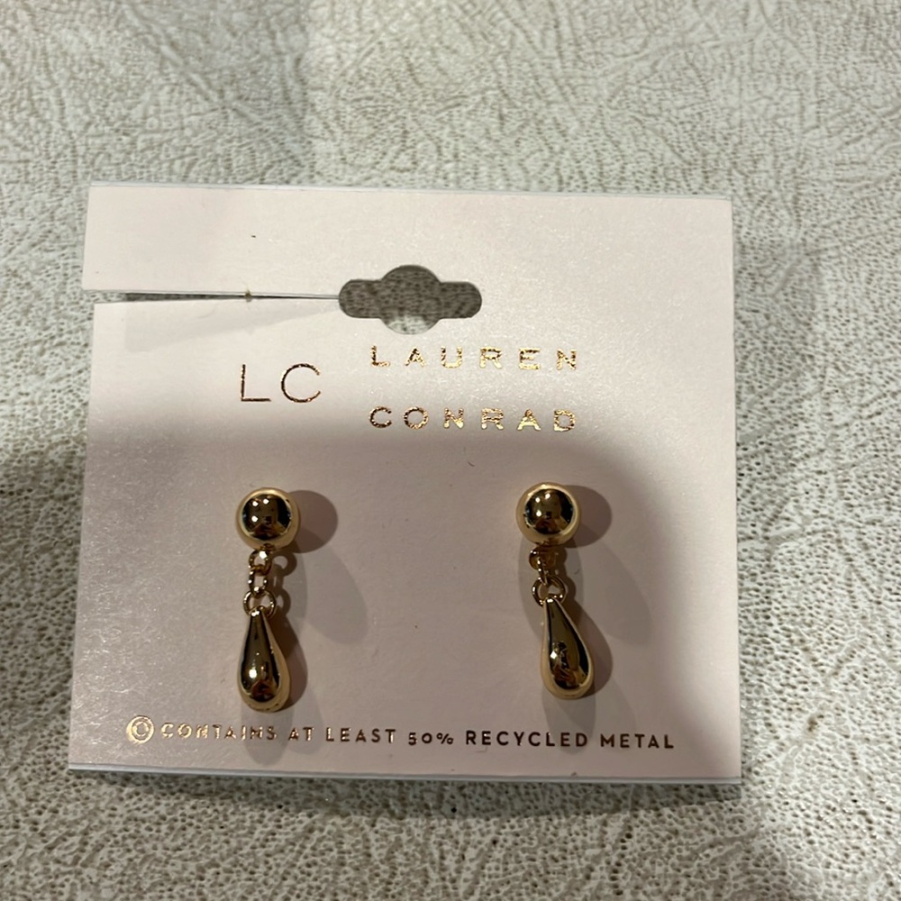 Lauren Conrad drop earrings brand new